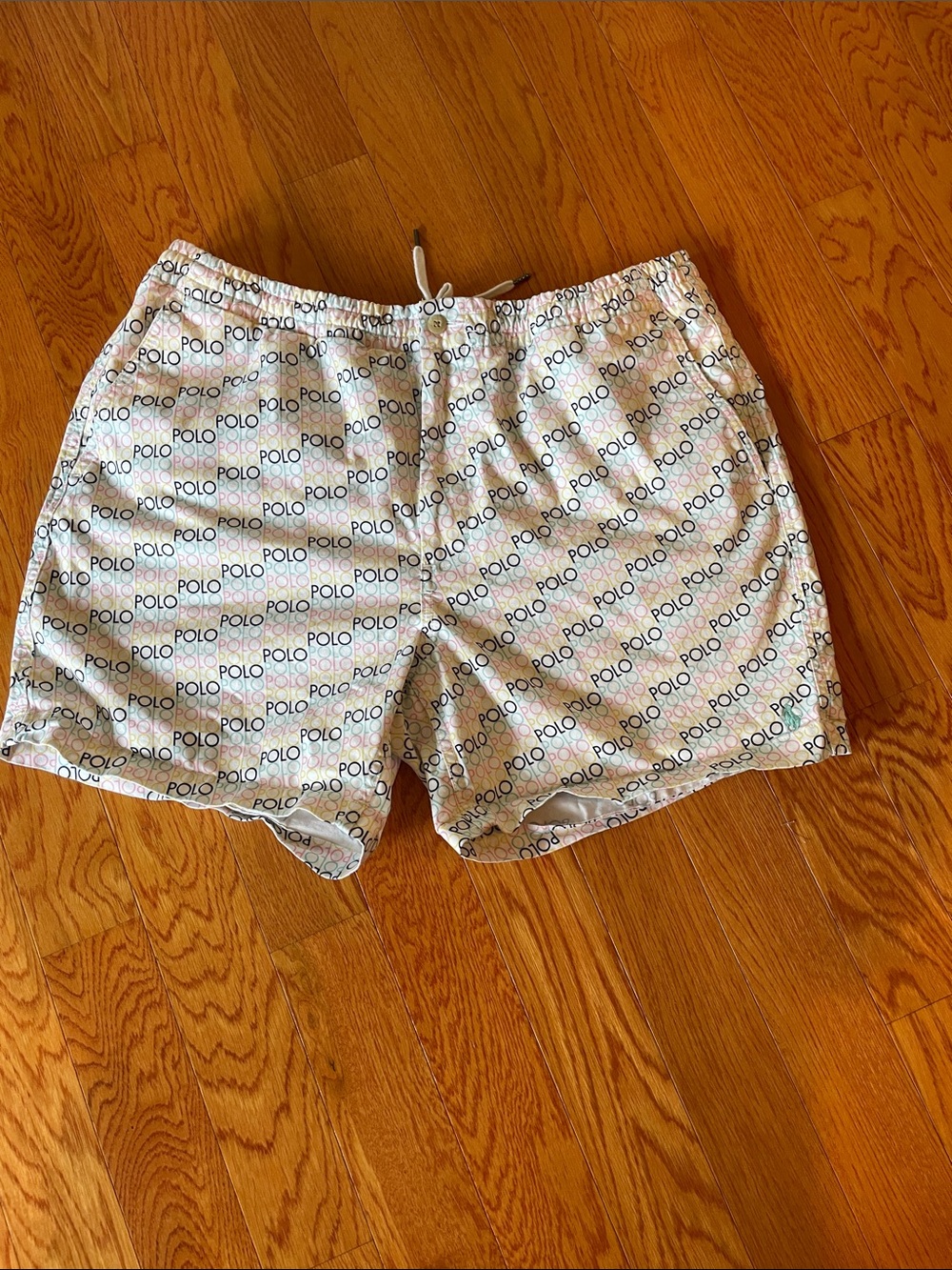 Polo by Ralph Lauren Multicolor Logo-Print‎ Men's Shorts